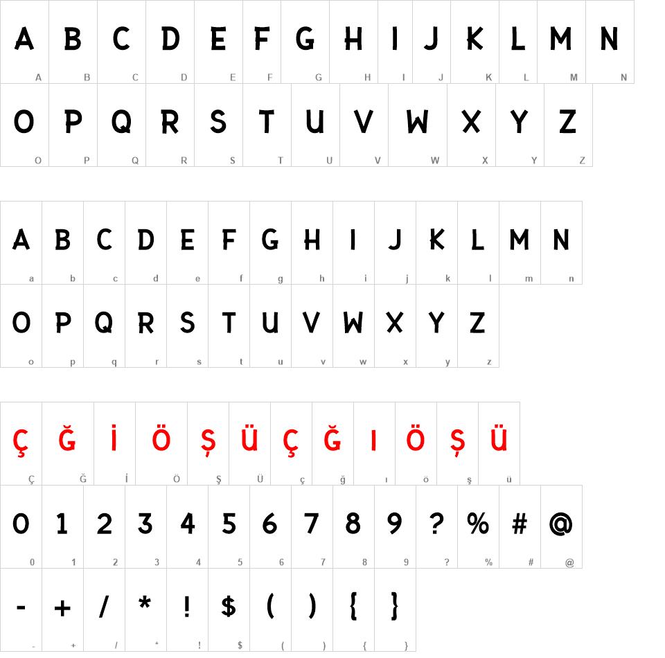 Gaffer Type font